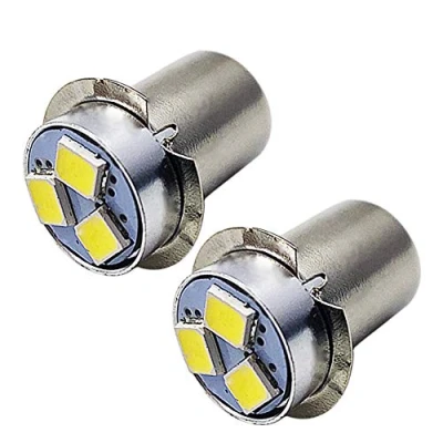 Abbildung von Ruiandsion 2pcs P13.5S LED Lampe 4.5V 2835 3SMD Chips Weiß Upgrade für Taschenlampen Taschenlampen, unpolar