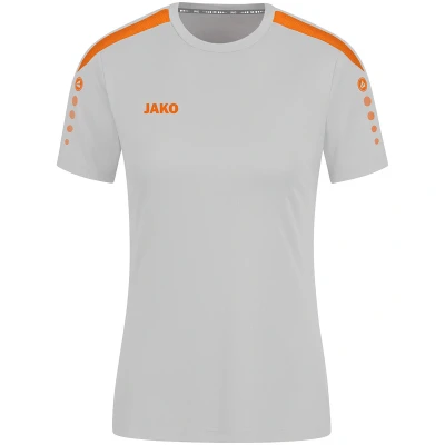 Abbildung von JAKO Herren Trikot Power (Kurzarm), Soft Grey/Neonorange, L