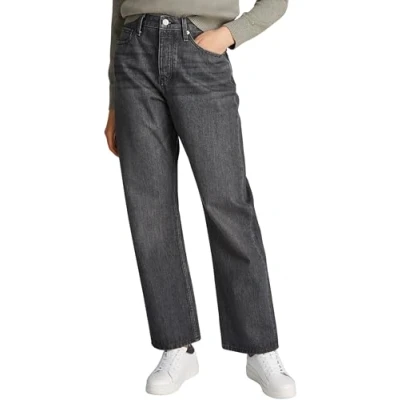 Abbildung von Tommy Hilfiger Loose Straight Jeans Relaxed Fit, Damen, Größe: 26x28, Black denim
