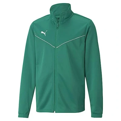 Abbildung von Puma Teamrise Training Unisex Trainingsjacke für Kinder, Größe: 116, Gruenweiss