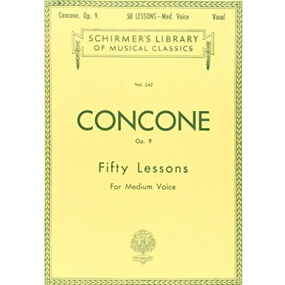 Abbildung von 50 Lessons, Op. 9: Medium Voice: Schirmer Library of Classics Volume 242 Voice