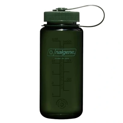 Abbildung von Nalgene Sustain Tritan BPA freie Wasserflasche aus 50% Kunststoffabfällen, 473 ml, breite Öffnung, Jade