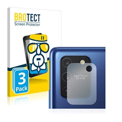 Abbildung von BROTECT Schutzglas für Samsung Galaxy S10 Lite (NUR Kameraschutz) (3 Stück) Schutzfolie Panzer Folie Glas [Extrem Kratzfest 9H, Anti Fingerprint,