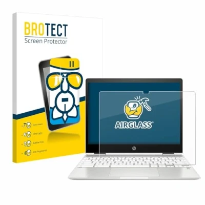 Abbildung von BROTECT Schutzglas für HP Chromebook x360 12b ca0005nf Schutzfolie Panzer Folie Glas [Extrem Kratzfest 9H, Anti Fingerprint, Ultra Transparent]