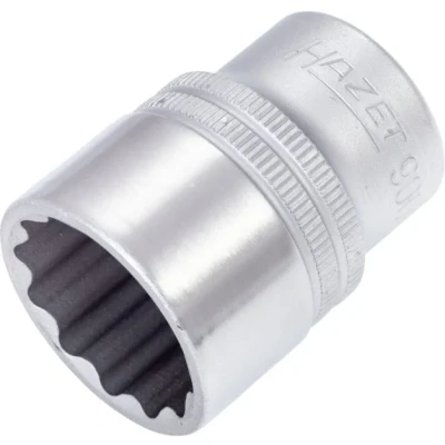 Abbildung von HAZET Steckschlüsseleinsatz Doppelsechskant 900Z 23 23mm I Antrieb 1/2 Zoll Chrom Vanadium Stahl, robustes Design