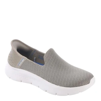 Abbildung von Skechers Damen Women&#039;s Hands Free Slip ins Go Walk Flex Relish Sneaker, Taupe/Blau, 35.5 EU
