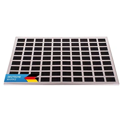 Abbildung von Fußmatte Edelstahl Luxus Fußabstreifer, Goods+Gadgets, Premium Fußabtreter