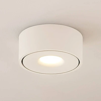 Abbildung von Arcchio LED Deckenlampe Rotari, weiß, Metall, Ø 12cm
