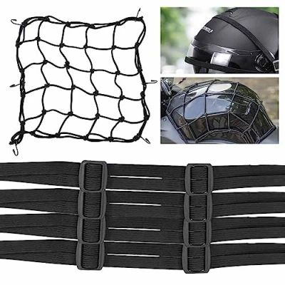 Abbildung von 5 Stücke Spanngurt Fahrrad,Gepäcknetz Motorrad,Spanngummi Mit Haken,Expander Haken,Gummispanner Haken,Gepäckspanner Fahrrad,Motorrad Spanngurte,Spanngurt Fahrradträger