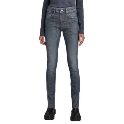 Abbildung von G Star 3301 Skinny SLIT Jeans Fit, Damen, Größe: 28x32, Faded blues