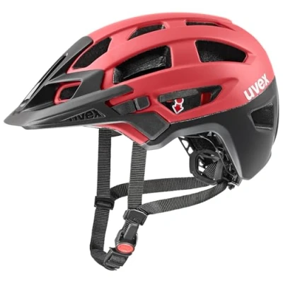 Abbildung von uvex Finale 2.0 sicherer MTB Helm für Damen und Herren individuelle Größenanpassung erweiterbar mit LED Licht red Black matt 52 57 cm