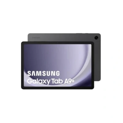 Abbildung von Samsung Galaxy Tab A9+ Android Tablet, 128 GB Speicher, WLAN, 27,9 cm (11 Zoll) Display, 3D Sound, Grau (spanische Version)