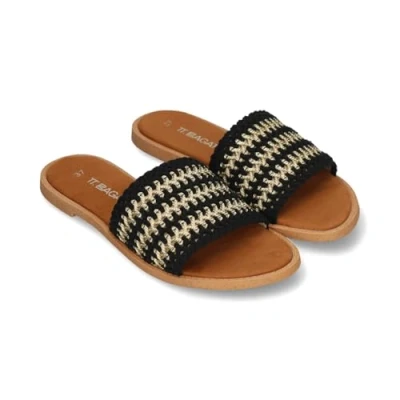 Abbildung von TT.BAGATT Pantolette flach, Damen, Größe: 37, Schwarz Schuhe
