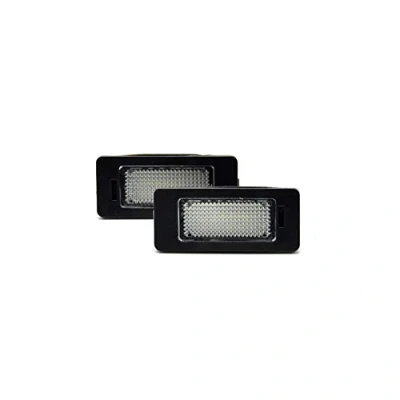 Abbildung von AUTO STYLE Satz LED Nummerschildbeleuchtung kompatibel mit BMW diverse Modelle