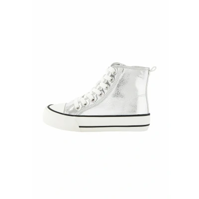 Abbildung von Next Sneaker high für Kinder, Größe: 32, Silver metallic Schuhe