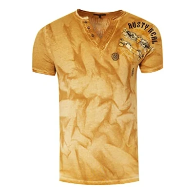 Abbildung von Rusty Neal Tshirt print, Größe: XL, Camel