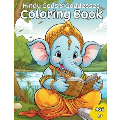 Abbildung von Hindu Gods and Goddesses Coloring Book: Indian Book for kids