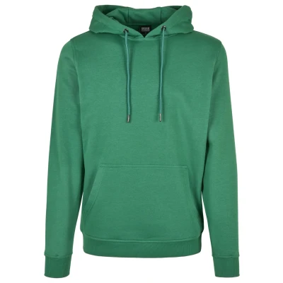 Abbildung von Urban Classics Basic Terry Kapuzenpullover, Herren, Größe: XXL, Junglegreen