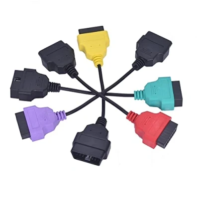 Abbildung von ECUScan OBD OBDII Adapter für Motorsteuergerät, Airbag, ABS, Servolenkung und CAN A1 + A2 A3 A4 Farbset
