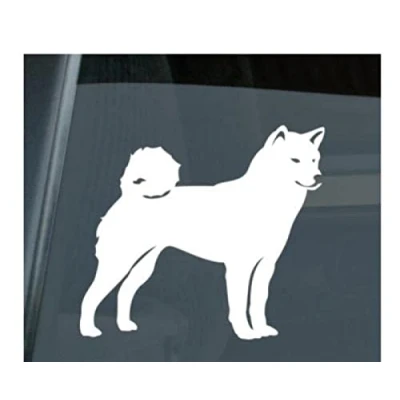 Abbildung von Auto Sticker Autoaufkleber Lustig Dog Shiba Inu Aufkleber, Süßer Hund, Gestanzter Vinyl Autofenster Bumoer Aufkleber（15Cm）