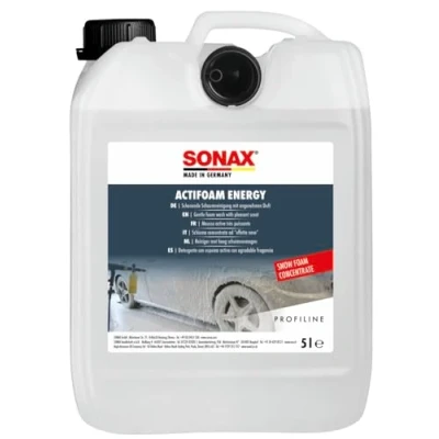 Abbildung von SONAX PROFILINE ActiFoam Energy (5 Liter) stark schmutzlösender Reiniger mit toller Schaumentwicklung für die Fahrzeugwäsche Art Nr. 06185050