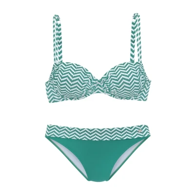 Abbildung von JETTE Bügel Bikini, im trendigen Zick Zack Design