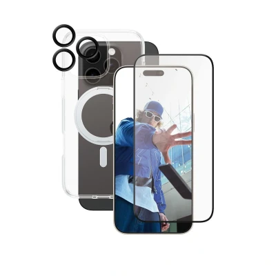 Abbildung von 0 CARE by PanzerGlass® Feature 3 in 1 Ceramic Schutzset für iPhone 16 Pro Max