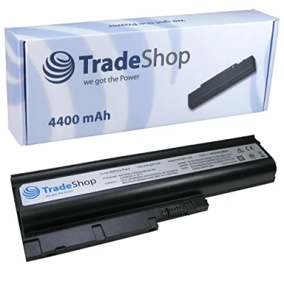 Abbildung von Trade Shop Premium Li Ion Akku 10,8V/11,1V 4400mah ersetzt IBM Thinkpad 42T4504 42T4511 42T4513 42T4566 42T4572 42T4595 42T4620 42T4621 42T4622