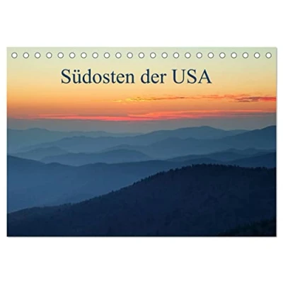 Abbildung von Südosten der USA (Tischkalender 2025 DIN A5 quer), CALVENDO Monatskalender