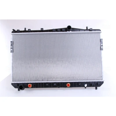 Abbildung von NISSENS 61634 Kühler, Motorkühlung Aluminium 370 692 16 Kühlrippen gelötet CHEVROLET: Lacetti Limousine, Nubira Kombi, DAEWOO: Schrägheck