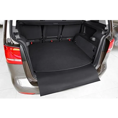 Abbildung von tuning art 2925 Kofferraummatte passend für VW Touran 2 5T 2015 teilig mit Ladekantenschutz