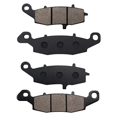 Abbildung von Yerbay Bremsbeläge Vorne/Hinten kit für Kawasaki VN900 Vulcan Classic (LT) 2006 2014/ Custom 2007 2014