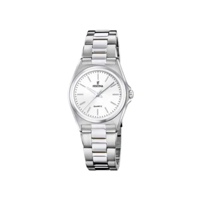 Abbildung von Festina Uhr, Damen, Größe: One Size, Silberfarben weiß