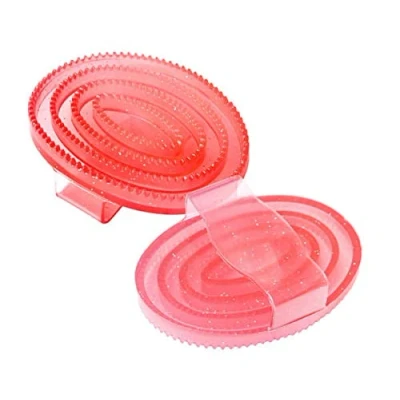 Abbildung von START Gell glitter soft comb, zum Kämmen von Fell und Haar des Pferdes (Rosa)