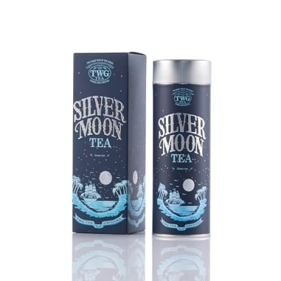 Abbildung von TWG Tea Silver Moon Grüner Tee Erdbeere Haute Couture Dose, 100G Geschenkset