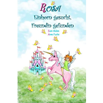 Abbildung von ROSA Einhorn gesucht, Freundin gefunden (Black Edition): Kinderbuch ab 5 Jahren mit schwarz weißen Illustrationen