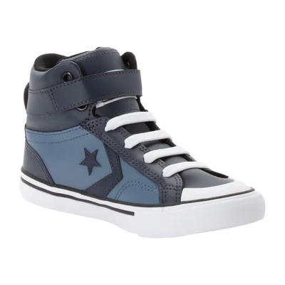Abbildung von Converse PRO Blaze Strap Unisex Sneaker high für Kinder, Größe: 27, Midnight pass/lakeside blue/white Schuhe