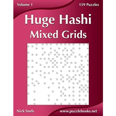 Abbildung von Huge Hashi Mixed Grids Volume 1 159 Puzzles