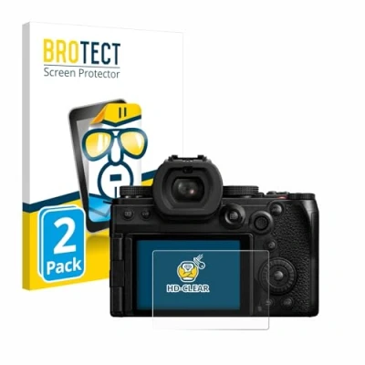 Abbildung von BROTECT (2 Stück Schutzfolie für Panasonic Lumix DC S5II Displayschutz Folie Ultra Klar
