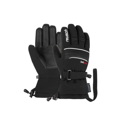 Abbildung von Reusch Kondor Fingerhandschuh für Kinder, Größe: 5.5, Black white