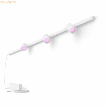 Abbildung von Philips Hue White &amp; Color Ambiance Perifo Set weiß, 3 er Spot, Wandleuchte, bis zu 16 Mio. Farben, steuerbar via App, kompatibel mit Amazon Alexa (Echo, Echo Dot)