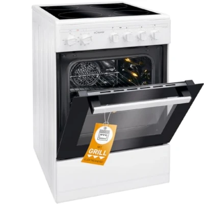Abbildung von BOMANN Elektro Standherd EHC 7939, 4 Kochzonen, 9 Backofen Funktionen, 43l Ofen