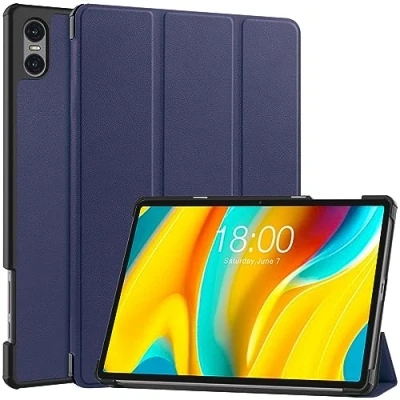 Abbildung von GIOPUEY Hülle Kompatibel mit Teclast T50 Pro, Flip Case [Bracket Funktion] 360 Schutz Dunkelblau