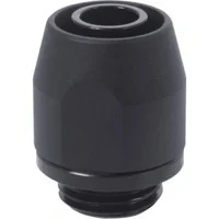 Abbildung von HF Anschraubtülle TPV Metall 12,7/7,6mm Gerade Black, Verbindung