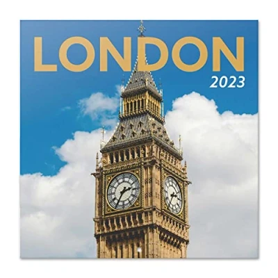 Abbildung von Grupo Erik Wandkalender 2022 2023, London 16 Monate Wandkalender, Kalender zum Aufhängen von September bis Dezember offizielle Lizenz, FSC zertifiziert