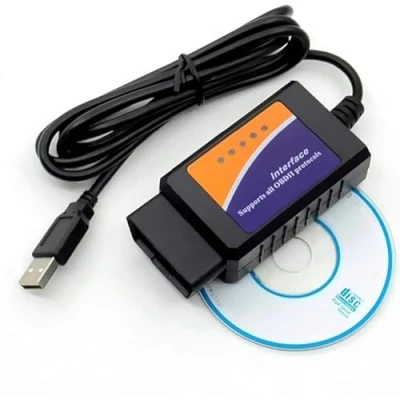 Abbildung von Alchiauto ELM 327 USB OBDII V1.5 Diagnose Kabel Interface Scanner