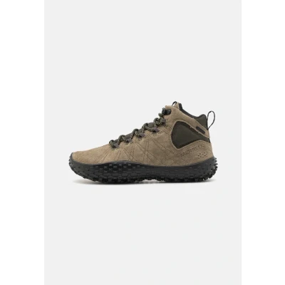 Abbildung von Merrell Wrapt MID WP Laufschuh Natural running, Herren, Größe: 45, Olive/black Schuhe