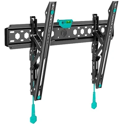 Abbildung von ONKRON TV Wandhalterung 43&quot; 85&quot; festbefestigbar neigbar bis 68 kg Wandhalterung, (bis 85,00 Zoll, TM6 BLK, neigbar)