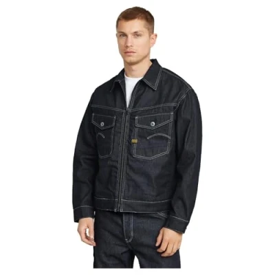 Abbildung von G STAR Dakota Jeansjacke, Herren, Größe: Large, Raw denim