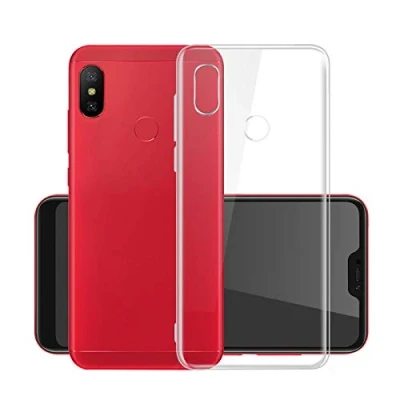 Abbildung von CoverKingz Handyhülle für Xiaomi Redmi Note 6 Pro Silikonhülle Soft Case Bumper Durchsichtig Handy Hülle Slim Cover Transparent